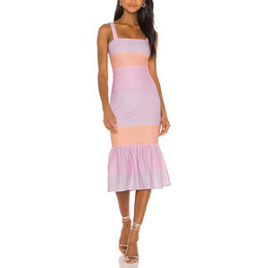 Lovers And Friends 'Soleil' Pink Midi Dress Size M - NWT